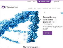 Tablet Screenshot of chromatrap.com